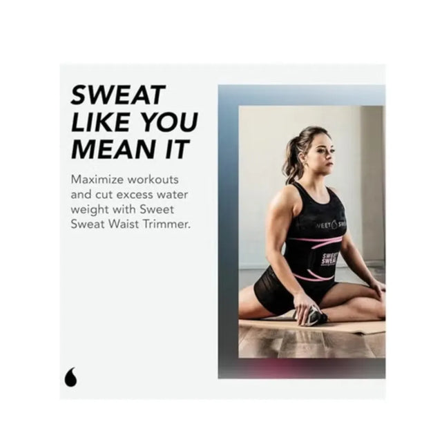 Sweat Waist Trimmer For Women And Men - Sweat Band Waist Trainer For High-Intensity Training & Workouts | Ideal for All Surfaces, Kids & Adults | Match-Ready | Includes Pump & Needle | Durable & Long-Lasting Performance