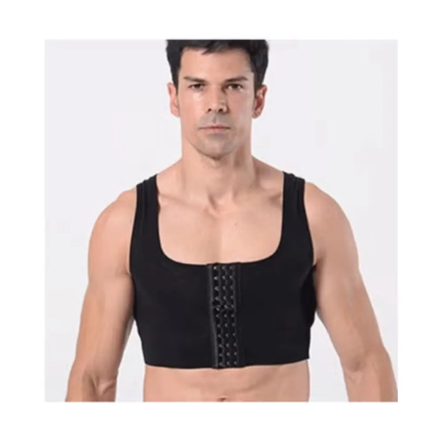 Mens Slim Control Shaper Compression Tank Top Body Posture Corrector Corset Sleeveless Top Abdomen Control Underwear | Ideal for All Surfaces, Kids & Adults | Match-Ready | Includes Pump & Needle