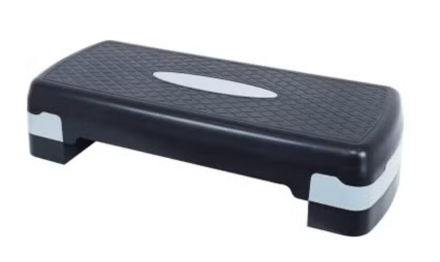 Spall Fitness Aerobic Step Exercise Step Full And Compact Sizes Workout Deck With Adjustable Riser Height And Non Slip Textured Surface