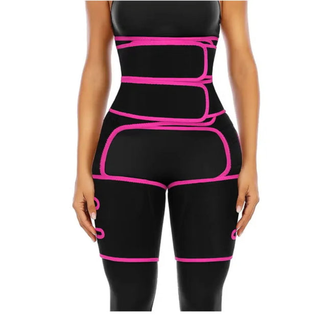 Waist Trainer For Women Tummy Belt Wrap Adjustable Waist Trimmer Belt For Women & Men Comfortable Sweat Belt Waist Trainer Belt For Tummy Control Elastic Belly Belt | Ideal for All Surfaces, Kids & Adults