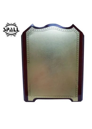 Wooden Trophy Shield Gold/Brown | Ideal for All Surfaces, Kids & Adults | Match-Ready | Includes Pump & Needle | Durable & Long-Lasting Performance
