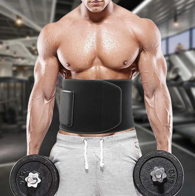 Waist Belt Abdominal Waist Trainer Weight Loss Increased Core Stability Metabolic Rate Slim Body Sweat Wrap For Stomach And Back Lumbar Support | Ideal for All Surfaces, Kids & Adults | Match-Ready