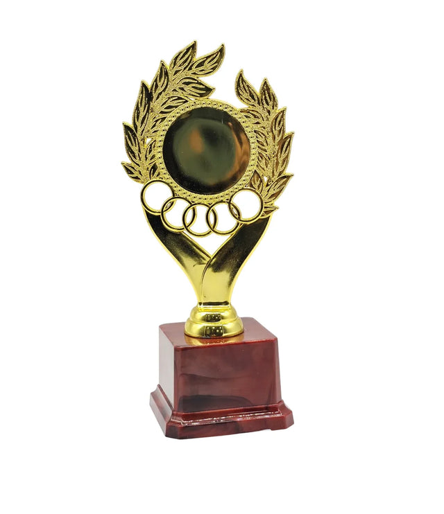20cm Gold Gift Trophy with Red Base | Awards & Achievement Recognition 959 | Ideal for All Surfaces, Kids & Adults | Match-Ready | Includes Pump & Needle | Durable & Long-Lasting Performance