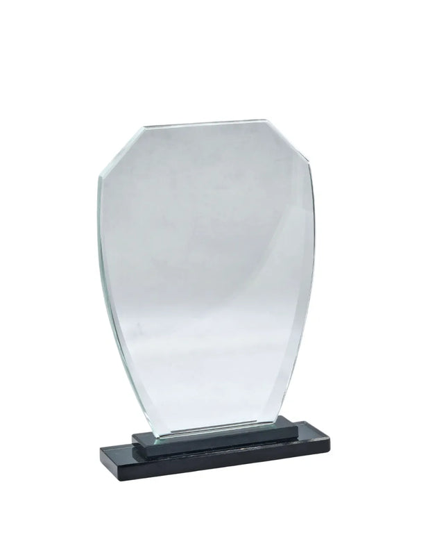 Crystal Glass Trophy ? 20cm | Elegant Award with Black Base 481310 | Ideal for All Surfaces, Kids & Adults | Match-Ready | Includes Pump & Needle | Durable & Long-Lasting Performance
