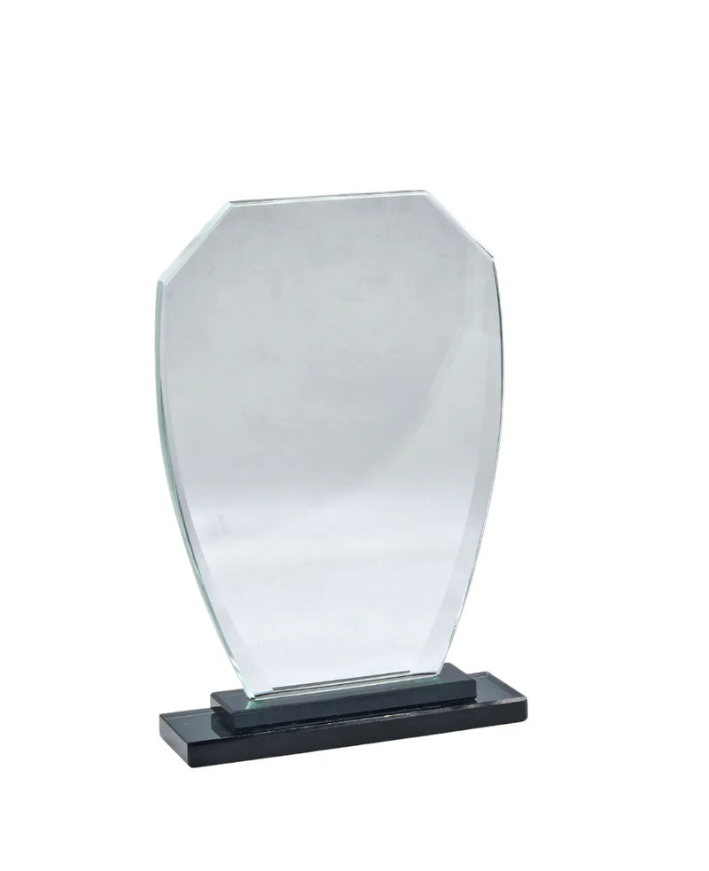 Crystal Glass Trophy ? 20cm | Elegant Award with Black Base 481310 | Ideal for All Surfaces, Kids & Adults | Match-Ready | Includes Pump & Needle | Durable & Long-Lasting Performance