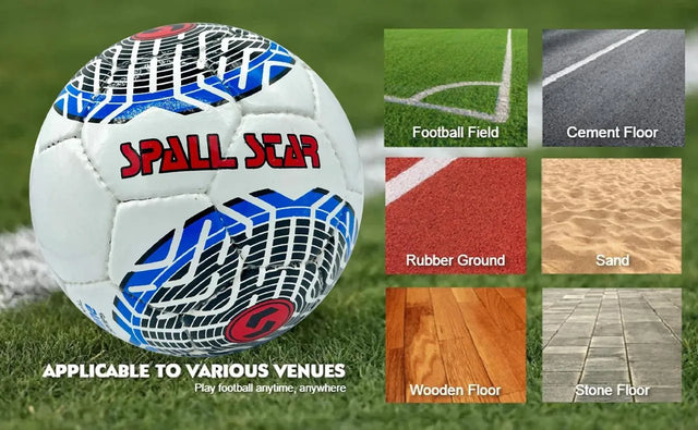 Football Soccer Ball For Matches World Cup Best Indoor/Outdoor Water Proof Ball For Professional Training And Match Men And Women Youth And Adult | Ideal for All Surfaces, Kids & Adults