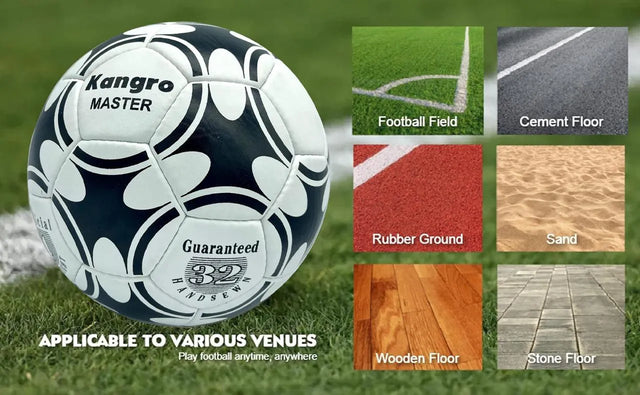 Football Soccer Ball For Matches World Cup Best Indoor/Outdoor Water Proof Ball For Professional Training And Match Men And Women Youth And Adult | Ideal for All Surfaces, Kids & Adults