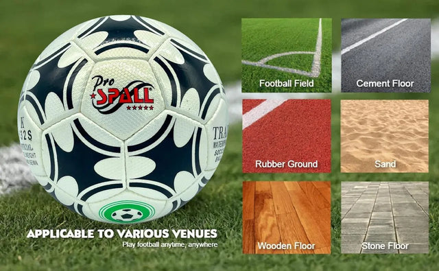 Football Soccer Ball For Matches World Cup Best Indoor/Outdoor Water Proof Ball For Professional Training And Match Men And Women Youth And Adult | Ideal for All Surfaces, Kids & Adults