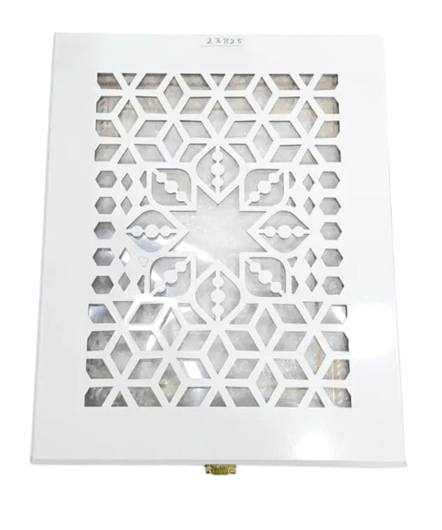 Elegant White Wooden Plaque with Golden Plate ? Premium Award & Recognition Frame 23827 | Ideal for All Surfaces, Kids & Adults | Match-Ready | Includes Pump & Needle | Durable & Long-Lasting Performance