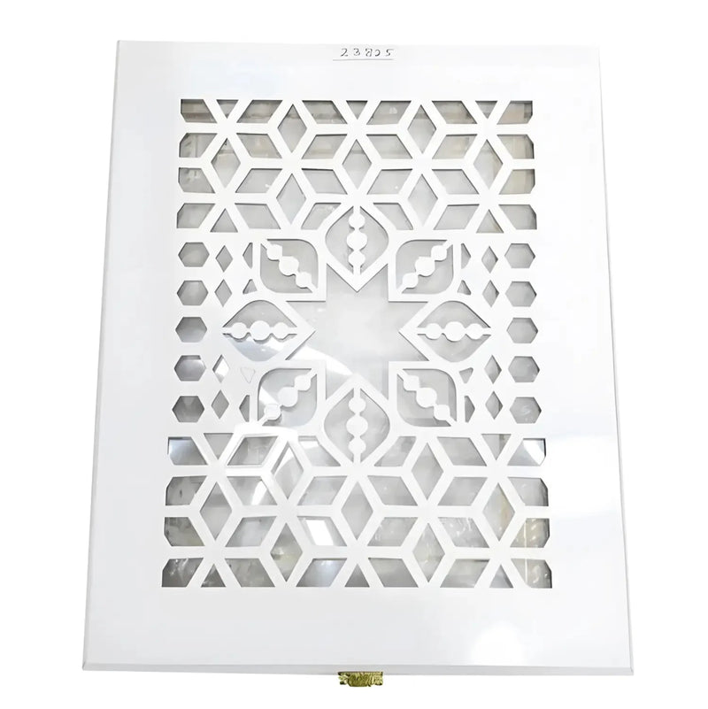 Elegant White Wooden Plaque with Golden Plate ? Premium Award & Recognition Frame 23826 | Ideal for All Surfaces, Kids & Adults | Match-Ready | Includes Pump & Needle | Durable & Long-Lasting Performance