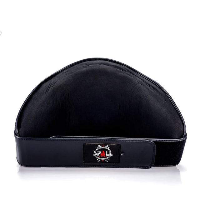Black Training Belly Pad ? Heavy-Duty Muay Thai, Boxing, MMA Body Protector for Kickboxing & Martial Arts | Ideal for All Surfaces, Kids & Adults | Match-Ready | Includes Pump & Needle