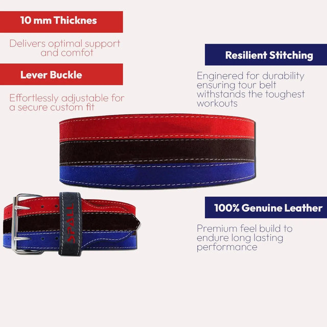 Weight Lifting Belt (4047) | Ideal for All Surfaces, Kids & Adults | Match-Ready | Includes Pump & Needle | Durable & Long-Lasting Performance