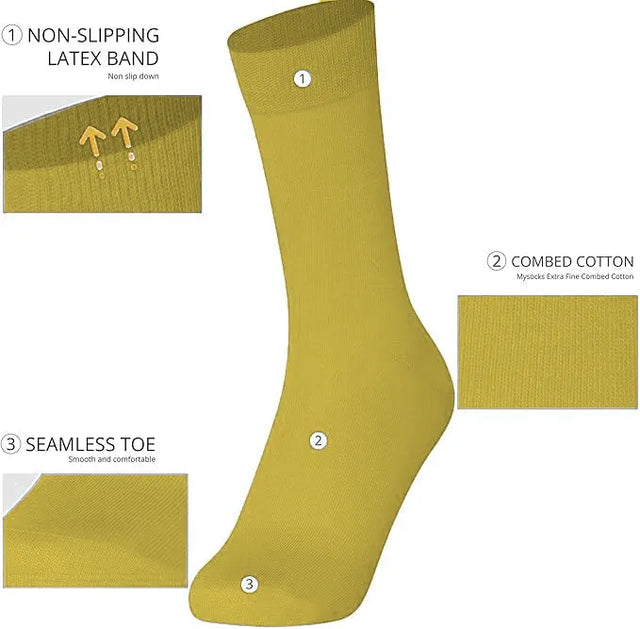 Men's Socks Supreme Comfort Ankle Support Enhanced Performance Crew Socks Premium Athletic Breathable Casual Socks Moisture Wicking Ultimate Softness (234520) | Ideal for All Surfaces, Kids & Adults