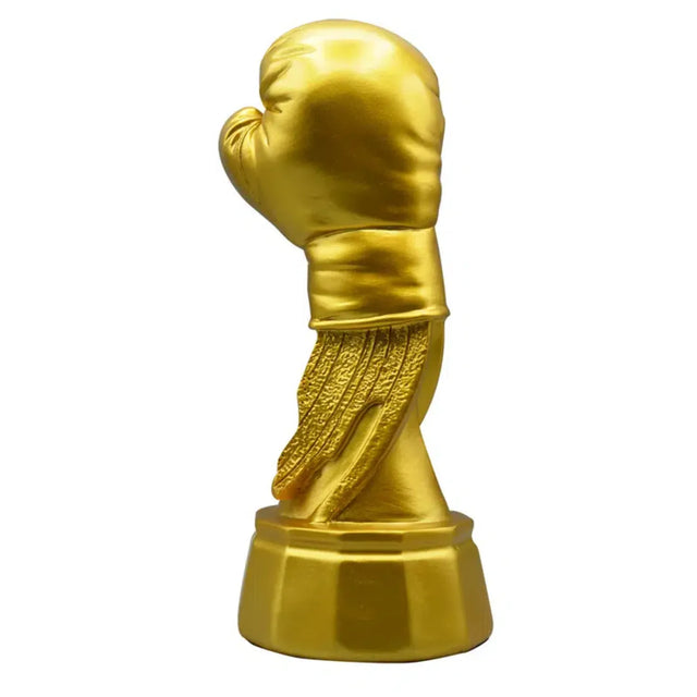 Golden Boxing Glove Trophy ? Premium Award for Boxing Champions & Competitions HX1757-AA5 | Ideal for All Surfaces, Kids & Adults | Match-Ready | Includes Pump & Needle | Durable & Long-Lasting Perfor