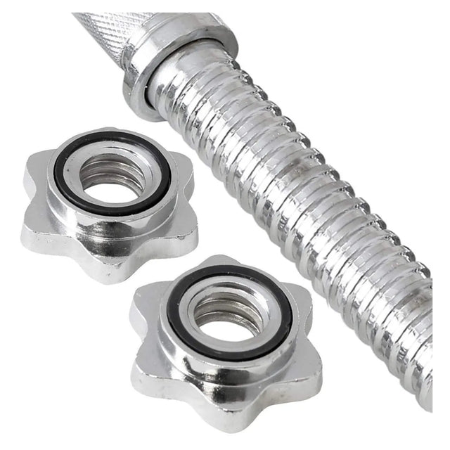 Solid Chrome Barbell Bars ? Heavy-Duty Weight Lifting Bar for Intense Workouts 1584 | Ideal for All Surfaces, Kids & Adults | Match-Ready | Includes Pump & Needle | Durable & Long-Lasting Performance