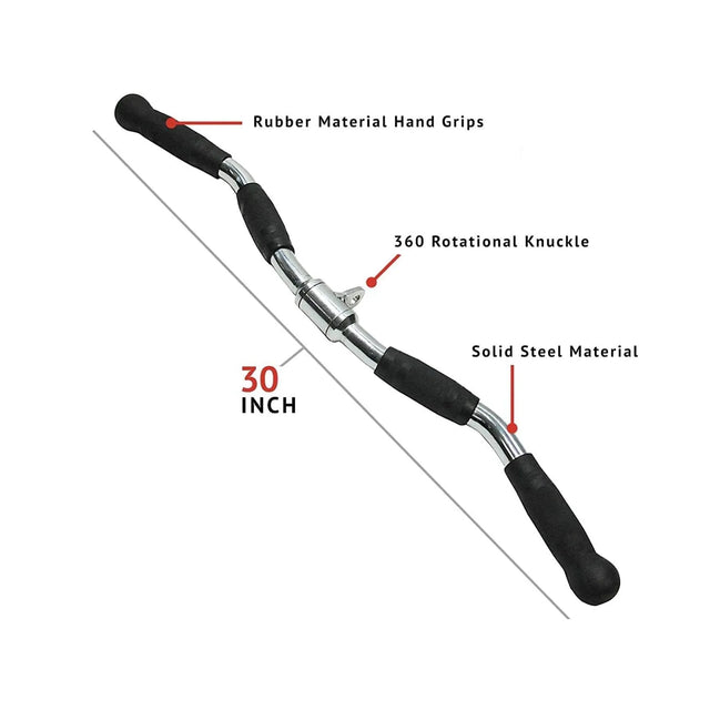 X Barbell Machine Cable Attachment Pro Grip Revolving Non Slip Handle Bar  1044 | Ideal for All Surfaces, Kids & Adults | Match-Ready | Includes Pump & Needle | Durable & Long-Lasting Performance