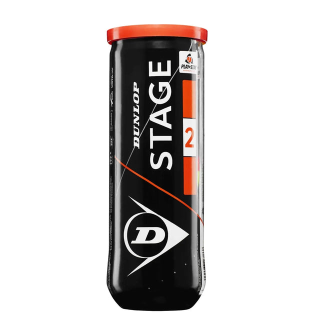 DUNLOP TENNIS BALL STAGE 2 ORANGE | Ideal for All Surfaces, Kids & Adults | Match-Ready | Includes Pump & Needle | Durable & Long-Lasting Performance