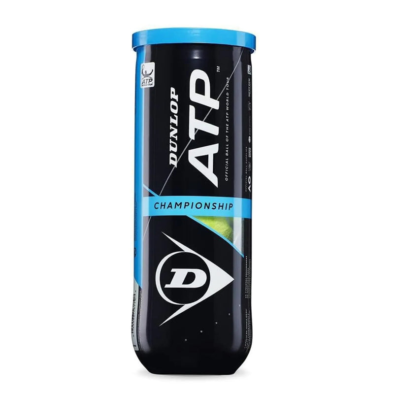DUNLOP Tennis Ball ATP Championship ? for Clay, Hard Court & Grass | Ideal for All Surfaces, Kids & Adults | Match-Ready | Includes Pump & Needle | Durable & Long-Lasting Performance