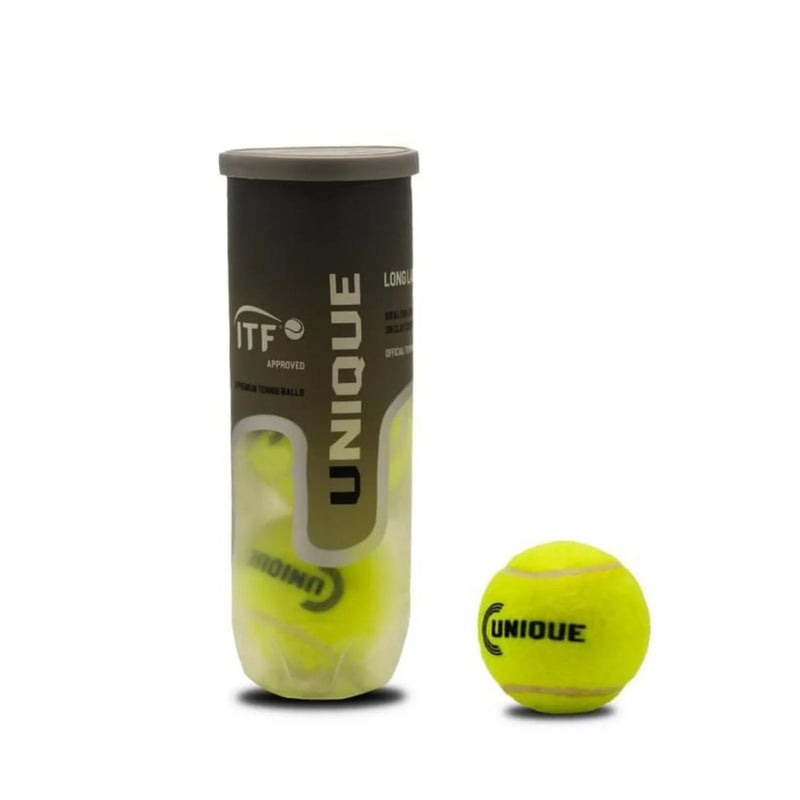 3-Pc Unique Tennis Ball | Ideal for All Surfaces, Kids & Adults | Match-Ready | Includes Pump & Needle | Durable & Long-Lasting Performance