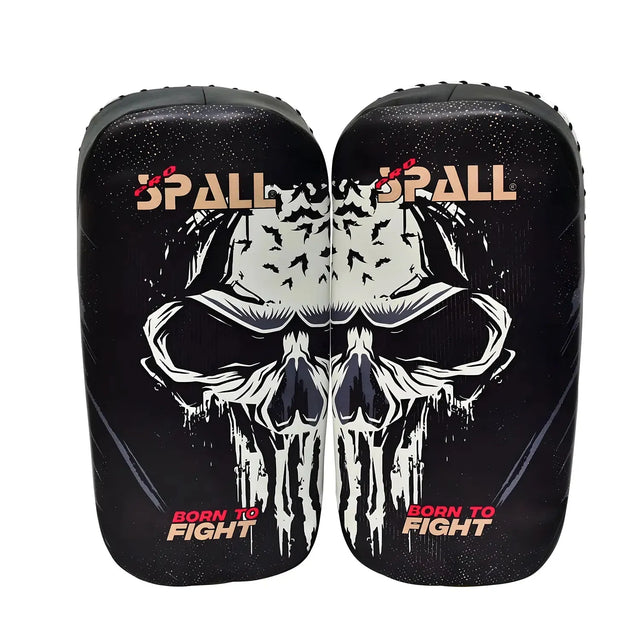 Arm Mitt Kicking Thai Pad Blue Red Black for Boxing Taekwondo Muay Thai MMA Kickboxing Fitness Martial Arts Sports Indoor and Outdoor Training for Men and Women By SPALL(SI-1570) | Ideal for All Surface