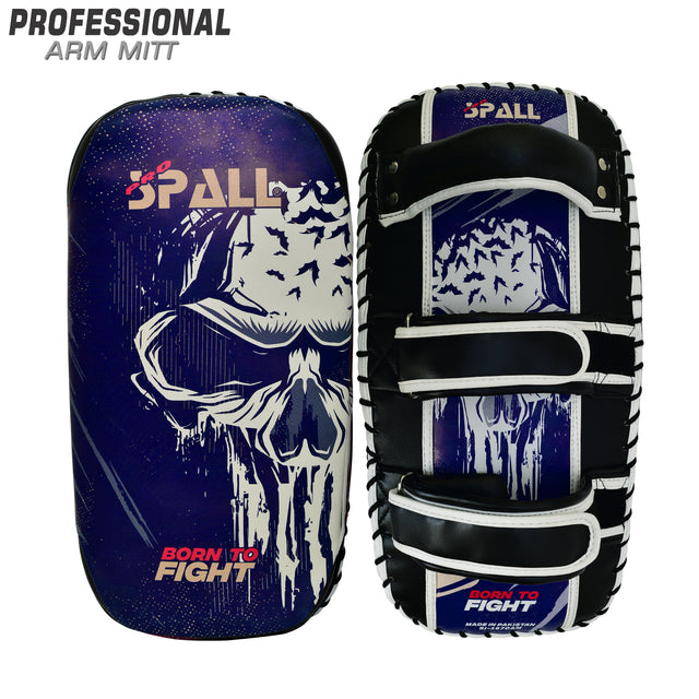 Arm Mitt Kicking Thai Pad Blue Red Black for Boxing Taekwondo Muay Thai MMA Kickboxing Fitness Martial Arts Sports Indoor and Outdoor Training for Men and Women By SPALL(SI-1570) | Ideal for All Surface