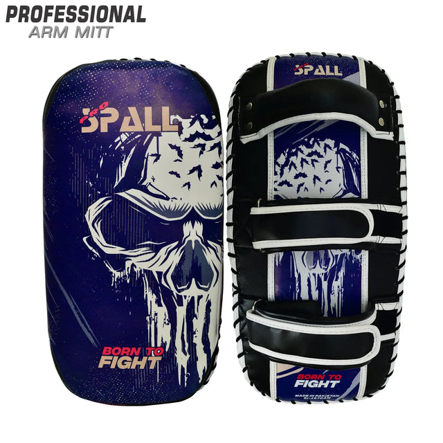Arm Mitt Kicking Thai Pad Blue Red Black for Boxing Taekwondo Muay Thai MMA Kickboxing Fitness Martial Arts Sports Indoor and Outdoor Training for Men and Women By SPALL(SI-1570) | Ideal for All Surface