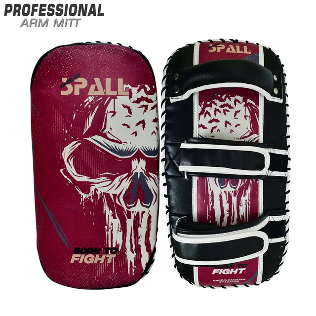 Arm Mitt Kicking Thai Pad Blue Red Black for Boxing Taekwondo Muay Thai MMA Kickboxing Fitness Martial Arts Sports Indoor and Outdoor Training for Men and Women By SPALL(SI-1570) | Ideal for All Surface