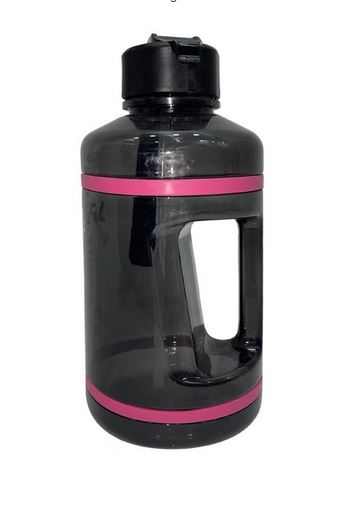 Spall Water Bottle Half Gallon Leak Proof Water Jug With Handle For Students Fitness Gym And Outdoor Sports For Men Women And Kids | Ideal for All Surfaces, Kids & Adults | Match-Ready | Includes Pump & Needle