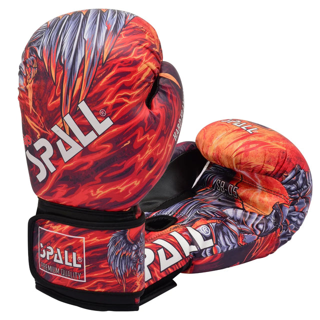 Hard Flames Boxing Gloves | Ideal for All Surfaces, Kids & Adults | Match-Ready | Includes Pump & Needle | Durable & Long-Lasting Performance