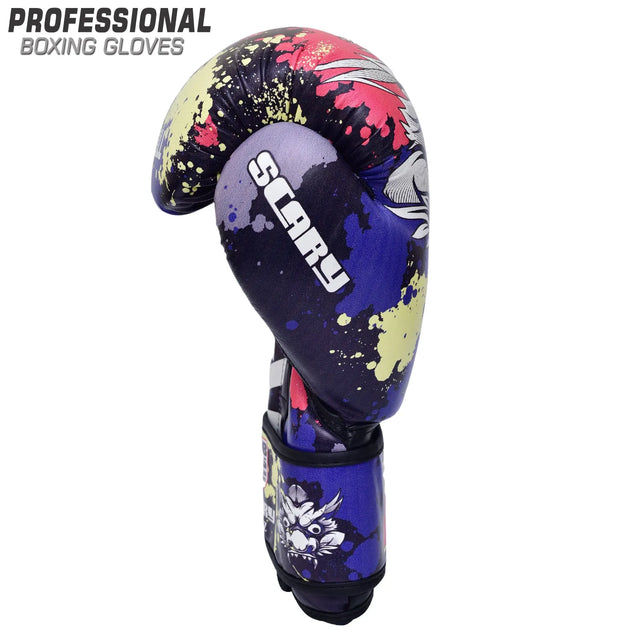 Boxing Gloves 6oz to 14oz Green Red Blue for Kickboxing MMA Fighting Muay Thai Punching Bag Sparring Sports Indoor and Outdoor Training for Men and Women By SPALL(SI-1415) | Ideal for All Surfaces