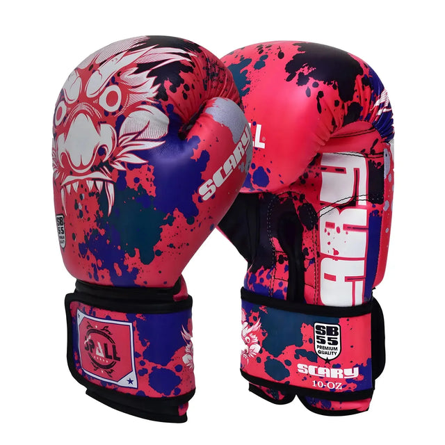 Boxing Gloves 6oz to 14oz Green Red Blue for Kickboxing MMA Fighting Muay Thai Punching Bag Sparring Sports Indoor and Outdoor Training for Men and Women By SPALL(SI-1415) | Ideal for All Surfaces