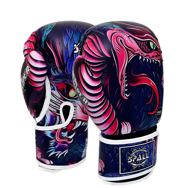 Boxing Gloves Multi For Hand Protection Fighting Muay Thai MMA Martial Arts Fitness Workout Kick Boxing Sparring Training For Men And Women(SI-1417) | Ideal for All Surfaces, Kids & Adults | Match-Ready
