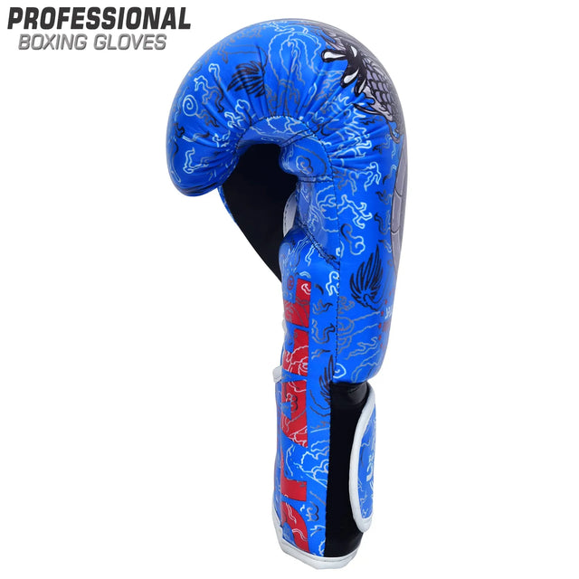 Boxing Gloves 8oz to 14oz Black Red Blue for Muay Thai Sparring Kickboxing Fitness Punching Bag Fighting Martial Arts Workout Training Ideal for Gents & Ladies By SPALL(SI-1418) | Ideal for All Surface