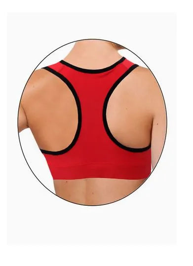 Spall Sports Bra For Women Padded Seamless High Impact Support For Yoga Gym Workout Fitness Crisscross Back Medium Support Yoga Bra | Ideal for All Surfaces, Kids & Adults | Match-Ready