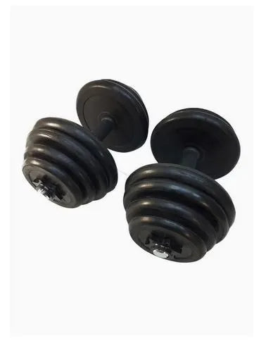 Spall Rubber Dumbbell 20 kg | Ideal for All Surfaces, Kids & Adults | Match-Ready | Includes Pump & Needle | Durable & Long-Lasting Performance