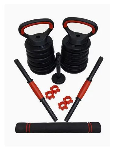 Spall Dumbbells Set 20 kg(80016) | Ideal for All Surfaces, Kids & Adults | Match-Ready | Includes Pump & Needle | Durable & Long-Lasting Performance