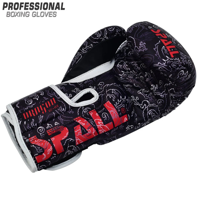 Boxing Gloves 8oz to 14oz Black Red Blue for Muay Thai Sparring Kickboxing Fitness Punching Bag Fighting Martial Arts Workout Training Ideal for Gents & Ladies By SPALL(SI-1418) | Ideal for All Surface