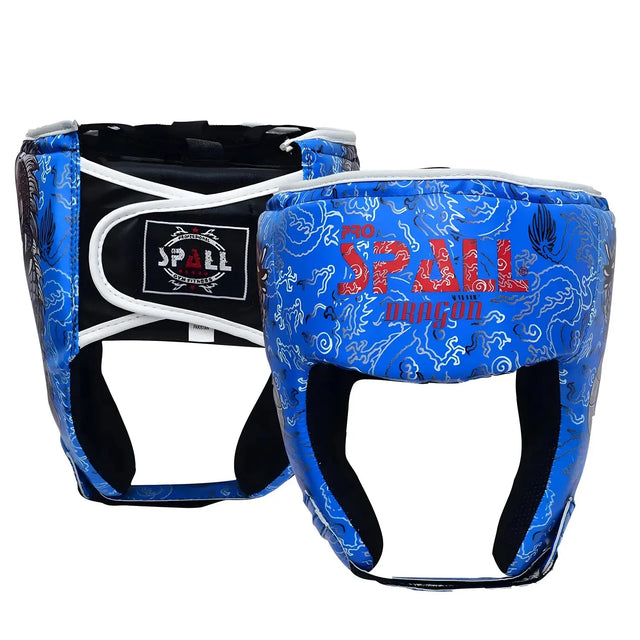 SPALL best Headguard DRAGON for Boxing MMA Training Headgear Kickboxing Head Gear Headgear for Muay Thai Grappling Sparring Kickboxing Karate Taekwondo Martial Arts Headgear(SI-1370) | Ideal for All Surfaces