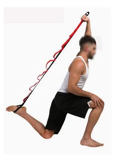Spall Yoga Stretch Band Elastic Exercise Adjustable Multi Purpose Bullet Easy Flexibility Door Gym Fitness Weight Loss | Ideal for All Surfaces, Kids & Adults | Match-Ready | Includes Pump & Needle