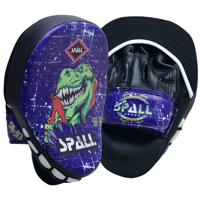 Boxing Pads Curved Focus Mitts PU Leather Training Pads  (SI-1255) | Ideal for All Surfaces, Kids & Adults | Match-Ready | Includes Pump & Needle | Durable & Long-Lasting Performance