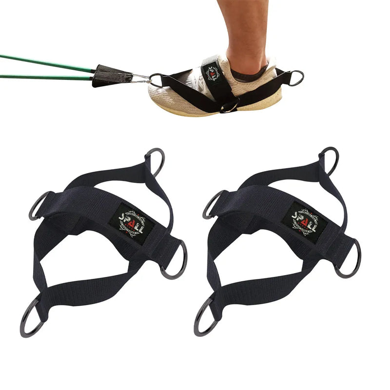 Foot Strap Yoga Foot Stretching For Rehabilitation Training Belt Fitness Exercise For pain Relief Muscle Tension And Ankle Injuries (SI-6038) | Ideal for All Surfaces, Kids & Adults | Match-Ready