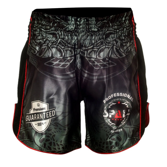Spall Boxing Fury Shorts MMA Shorts For Training & Kickboxing BJJ Boxing Grappling And Combat Sports Fighting Shorts For Martial Arts Cage Fight Muay Thai | Ideal for All Surfaces, Kids & Adults