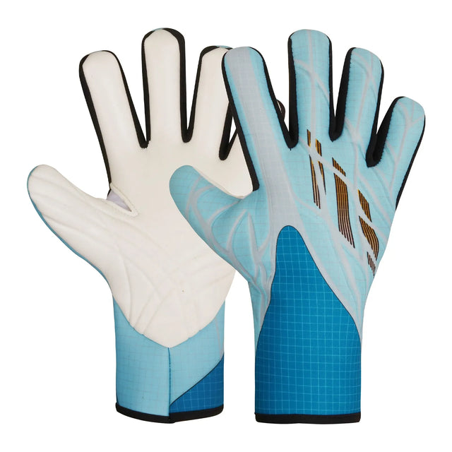 Strapless Professional Soccer Goalie Gloves Elite Play Goal Keeper Gloves For Unmatched Performance Provides Protection To Prevent Injuries For The Toughest Saves | Ideal for All Surfaces, Kids & Adults