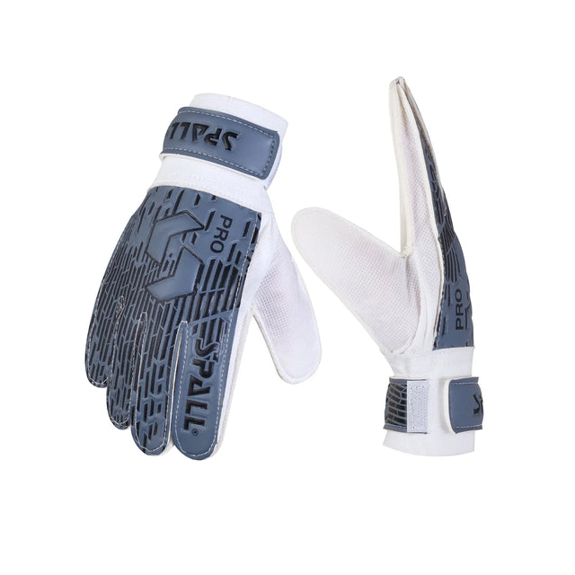 Goal Keeper Gloves Strong Grip With Finger Spine Double Wrist Protection Prevent Injuries For The Toughest Saves Goalie Training Gloves(GK-100) | Ideal for All Surfaces, Kids & Adults | Match-Ready