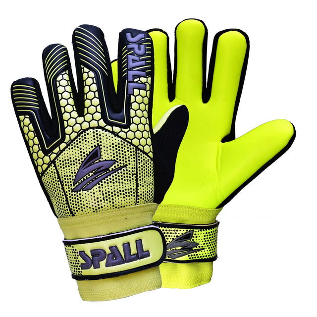 GoalKeeper Gloves Strong Grip With Finger Spine Double Wrist Protection Prevent Injuries For The Toughest Saves Goalie Training Gloves For Men And Women(GK-120) | Ideal for All Surfaces, Kids & Adults