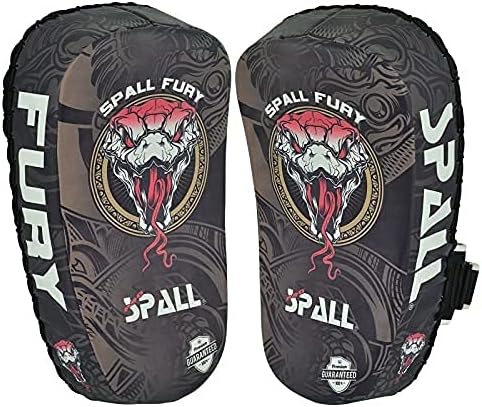 Kick Pad Pair Punching Pad Curved Strike Shield For Women And Men MMA, Kickboxing, Muay Thai Sparring Training | Ideal for All Surfaces, Kids & Adults | Match-Ready | Includes Pump & Needle | Durable