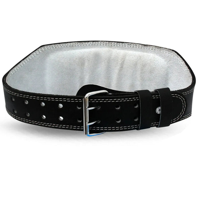 Weight Lifting Leather Belt Lower Back Support 4 Inches Wide Adjustable Buckle For Bodybuilding Home Gym Workouts Squats Strength Training And Fitness Exercise For Men And Women | Ideal for All Surfaces