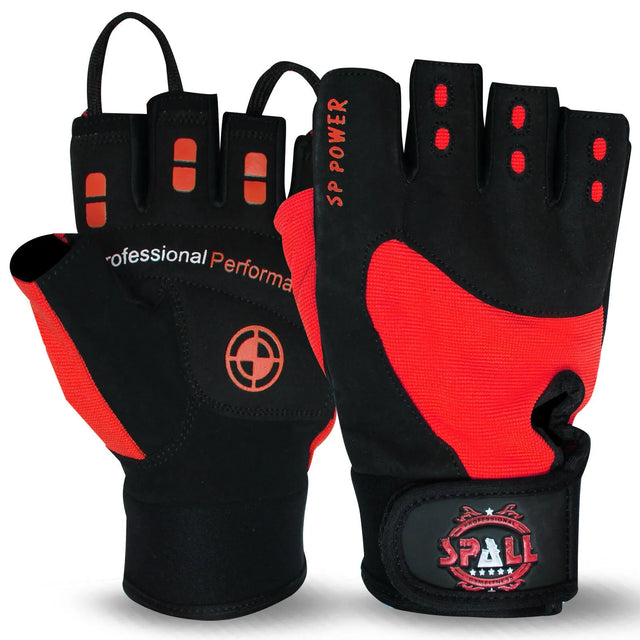 Gym Weight Lifting Gloves For Power Lifting Exercise Fitness Weight Lifting Hanging Dumbbell Sports Building Workouts Pull Up Training Ideal For Men And Women(SI-1006) | Ideal for All Surfaces