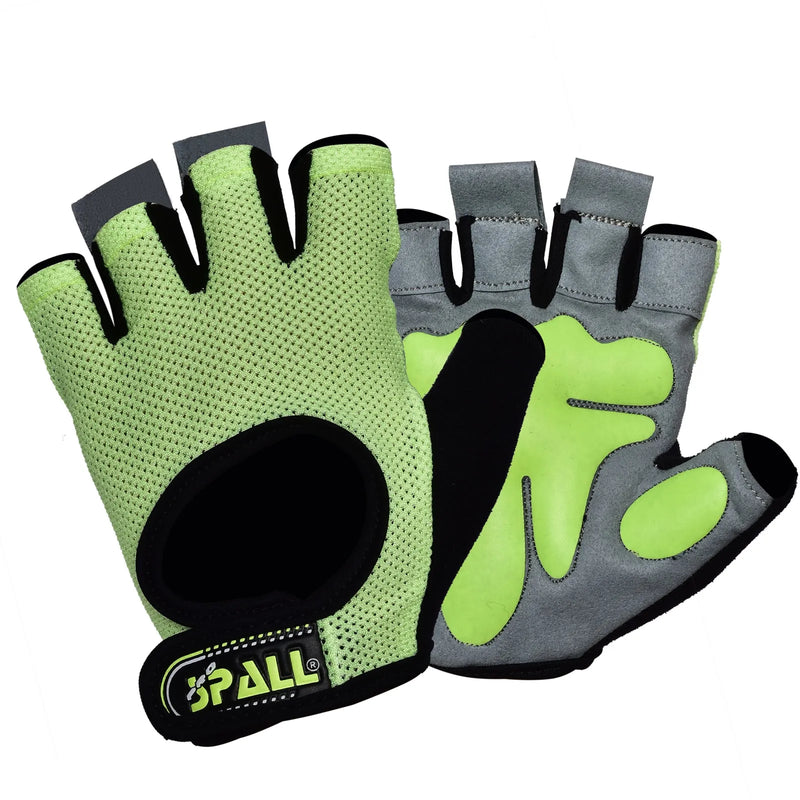 Half Finger Ladies Weight Lifting Gloves For Workout Hanging Pull Ups Cycling Fitness Bodybuilding Weightlifting Training Outdoor Sports Ideal For Women(SI-4082) | Ideal for All Surfaces, Kids & Adult