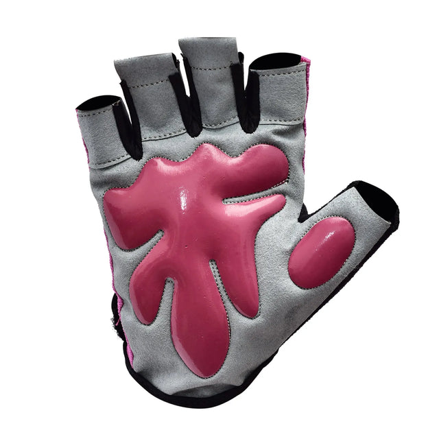 Half Finger Ladies Weight Lifting Gloves For Workout Hanging Pull Ups Cycling Fitness Bodybuilding Weightlifting Training Outdoor Sports Ideal For Women(SI-4082) | Ideal for All Surfaces, Kids & Adult